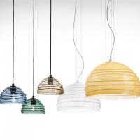 Giarnieri ASTER S ES Small glass pendant lamp
