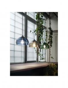 Giarnieri ASTER S.BLU.TRA Lampada a sospensione piccola Blu trasparente 2