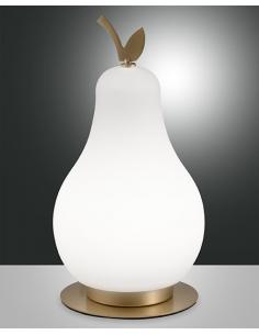 Fabas 3763-30-102 WILMA Table lamp White fruit brass base