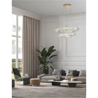 NOVA LUCE 9333063 Aurelia Suspension lamp LED Gold Crystal