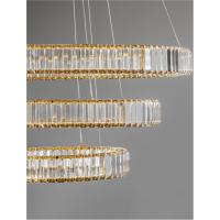 NOVA LUCE 9333069 Aurelia Lampadario a sospensione LED Oro Cristallo