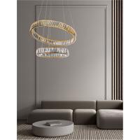 NOVA LUCE 9333077 Aurelia Lampadario a sospensione LED Oro Cristallo