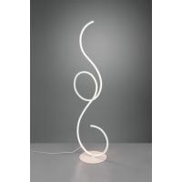 Trio Lighting 423410131 JIVE Lampada terra LED acciaio Bianco opaco