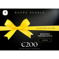 Luce Più Buono Regalo 200€ Lampade