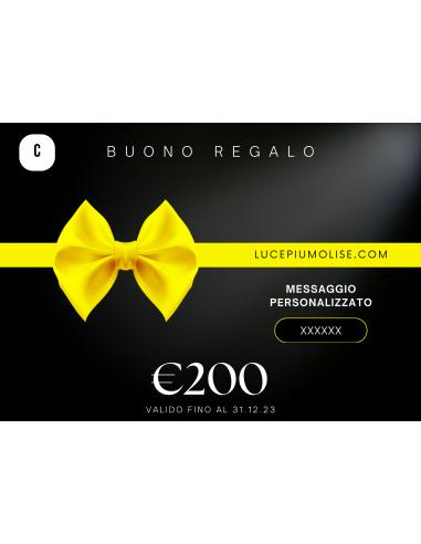 Luce Più Buono Regalo 200€ Lampade