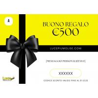 Luce Più Buono Regalo 500€ Lampade