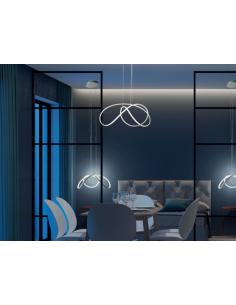 Exclusive Light DIZZYS90WH White LED pendant lamp 2