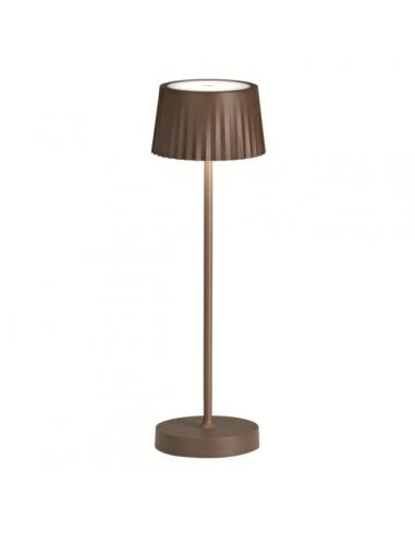 Ondaluce LT.MACAO/CORTEN LED Touch Corten table lamp
