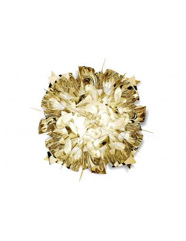 Slamp VEL78PLF0002O Veli Medium Ceiling/Wall Lamp Gold