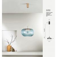 Ondaluce SO.NINA/ORO Lampada a sospensione 1 luce LED oro