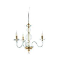 Ondaluce LP.BACH/3SP-ORO Pendant chandelier 3 lights Gold Without Lampshades