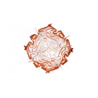 Slamp VEL78PLF0002R Veli Medium Wall/Ceiling Lamp Chilli