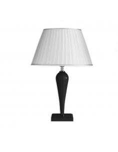 Ondaluce LG.RAVEL/BLACK Ravel black table lamp white lampshade