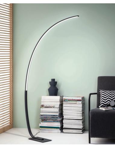 Ondaluce PT.KEEP/NERO Dimmable LED floor lamp Black