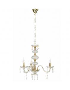 Ondaluce LP.DALLAS/3OR Glass pendant chandelier 3 lights Gold