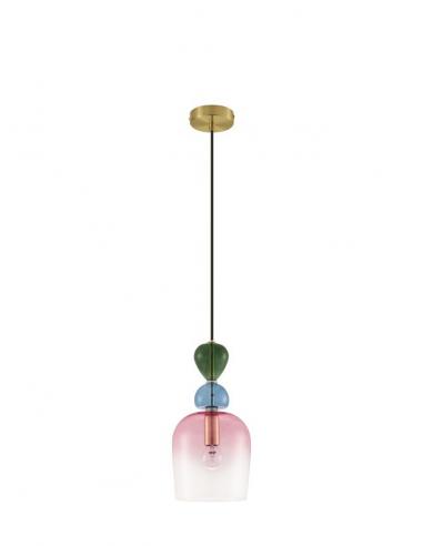 Nova Luce 9009234 MURANO Lampadario a sospensione Vetro multicolor