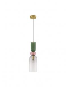 Nova Luce 9009236 MURANO Pendant chandelier Multicolored glass