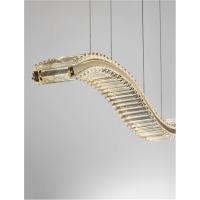 Nova Luce 9333078 Aurelia Lampada a sospensione LED Oro e Cristallo