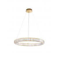 Nova Luce 9333076 Aurelia Lampada a sospensione LED Oro e Cristallo