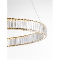 Nova Luce 9333076 Aurelia Lampada a sospensione LED Oro e Cristallo