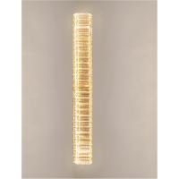 Nova Luce 9333074 Aurelia Gold and Crystal LED wall lamp