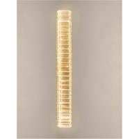 Nova Luce 9333074 Aurelia Lampada da parete LED Oro e Cristallo