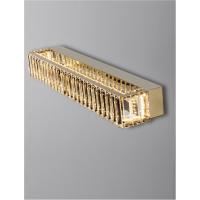 Nova Luce 9333074 Aurelia Lampada da parete LED Oro e Cristallo