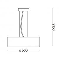 Ideal Lux 087702 Woody SP4 Lampada a Sospensione In Legno