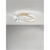 Nova Luce 9333060 Aurelia Lampada da soffitto LED Oro e Cristallo
