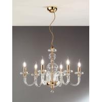 Ondaluce LP.BACH/6SP-ORO Pendant chandelier 6 lights Gold