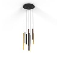 Mantra 8082 CALA Pendant chandelier with 8 multicolor tubular led lights