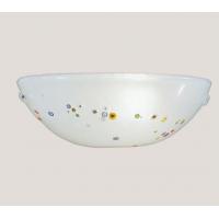 Padana Lampadari 282A Miriam classic multicolor sandblasted glass wall lamp