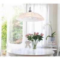 Padana Lampadari 282/SM Miriam Lampadario a sospensione Classico Vetro Bianco 40cm