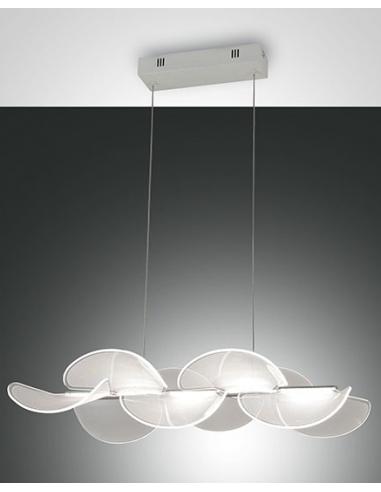 Fabas 3626-46-102 Sylvie Lampadario a sospensione LED Dimmerabile Bianco