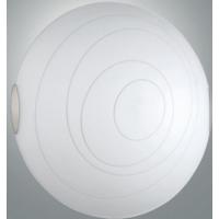 Fabas 3061-64-102 Kent Classic Ceiling Lamp 50cm White Glass