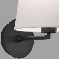 ACB A8202080N Stilo Lampada da parete nero con paralume