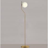 ACB H81631O Maui Lampada da terra sottile oro con sfera vetro