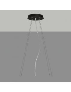 IDEAL LUX ROSONE Standard 3 Luci Cromo - Lampada A Soffitto Diametro 300 Mm