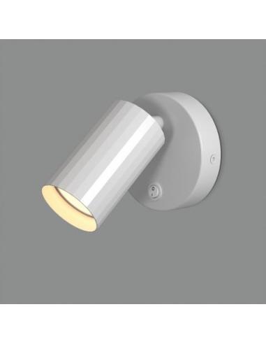 ACB A3951080B Modrian Applique da parete faretto orientabile Bianco