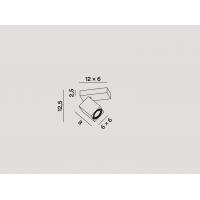 Perenz 8170N Oddy Adjustable spotlight GU10 matt black