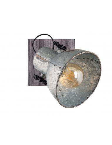 Eglo 49648 Barnstaple Applique da parete vintage zinco anticato