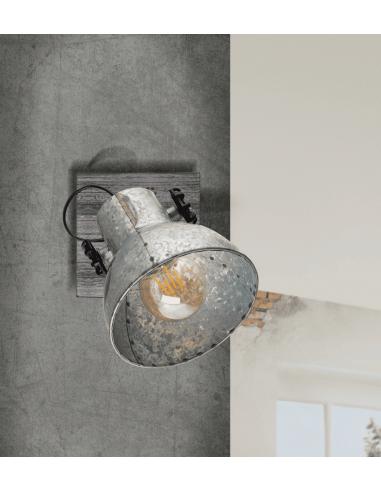 Applique da parete bianco lucido in metallo IDEAL LUX CLIP AP2 MINI BIANCO Idea Luce di Filippi