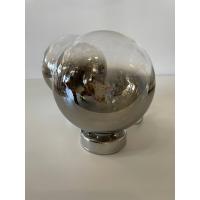 Top Light 1184CR/P-BR Eclipse Lampada da tavolo sfera vetro bronzo base cromo