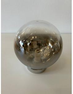 Top Light 1184CR/P-BR Eclipse abat-jour bronze glass sphere and chrome base