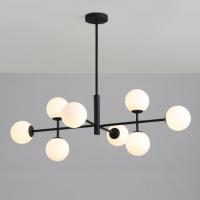 ACB C382082N DORIS Pendant chandelier 95 cm black white sphere