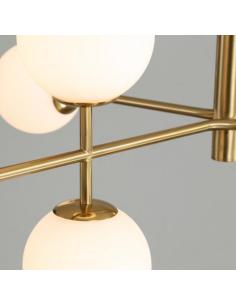 ACB C382082O DORIS Pendant chandelier 95 cm white and gold 2