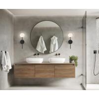 ACB A38201N Doris Lampada da parete sfera vetro nero e bianco