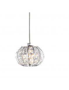 Ideal Lux 044187 Calypso SP1 Pendant Chandelier Crystal