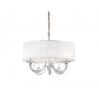 Ideal Lux 035840 Swan SP3 Pendant chandelier 3-light lampshade White