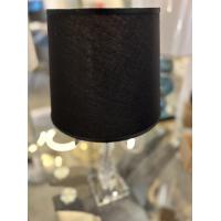 Luce Più DB412 Table lamp h 50 cm in crystal and black lampshade